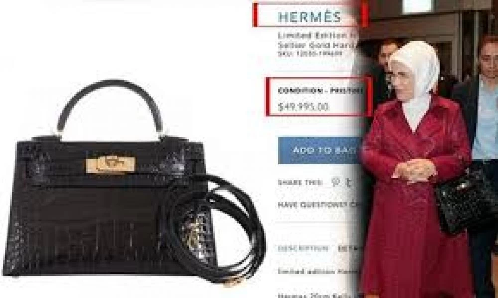 Τουρκία: Με τσάντα Hermes η Εμινέ παρά το εμπάργκο στα γαλλικά προϊόντα
